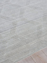 Cleo Modern High/Low Light Silver Area Rug - Elegance Collection