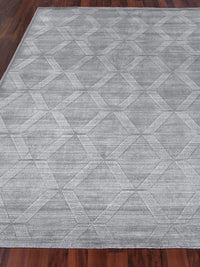 Cleo Modern Diamond Grey Patterned Area Rug - Elegance Collection