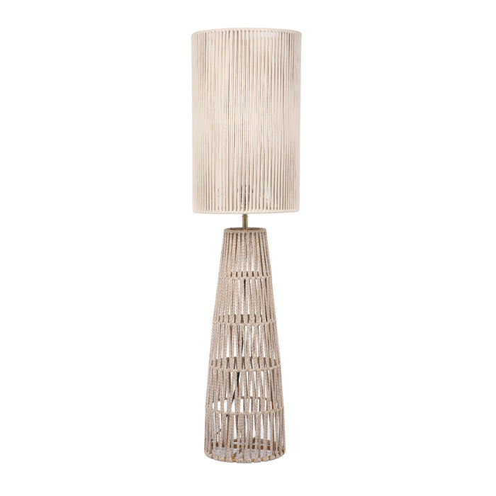 Izan Cream Natural Jute Floor Lamp - Luxury Living Collection