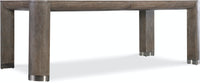 Reyeh 86" Modern Dining Table w/1-24in leaf - Dark Wood