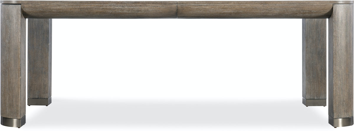Reyeh 86" Modern Dining Table w/1-24in leaf - Dark Wood