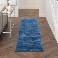 Ainslee Indoor/Outdoor Navy Blue Area Rug - Elegance Collection