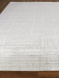 Cleo Modern Ivory Geometric Patterned Area Rug - Elegance Collection