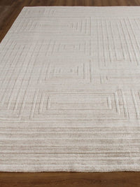 Cleo Modern Beige Geometric Patterned Area Rug - Elegance Collection