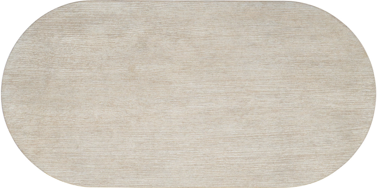 Reyeh Light Wood Modern Oval Nightstand