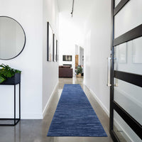 Ainslee Indoor/Outdoor Navy Blue Area Rug - Elegance Collection