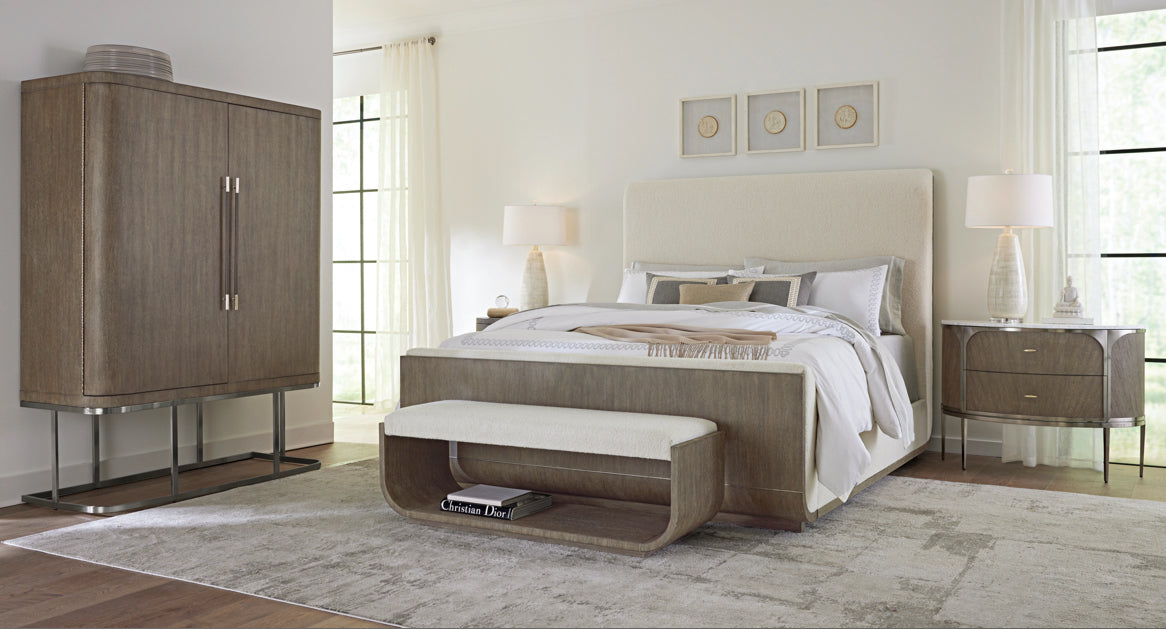 Reyeh Modern Bedroom Wardrobe - Dark Wood