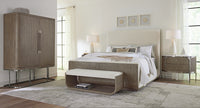 Reyeh Modern Bedroom Wardrobe - Dark Wood
