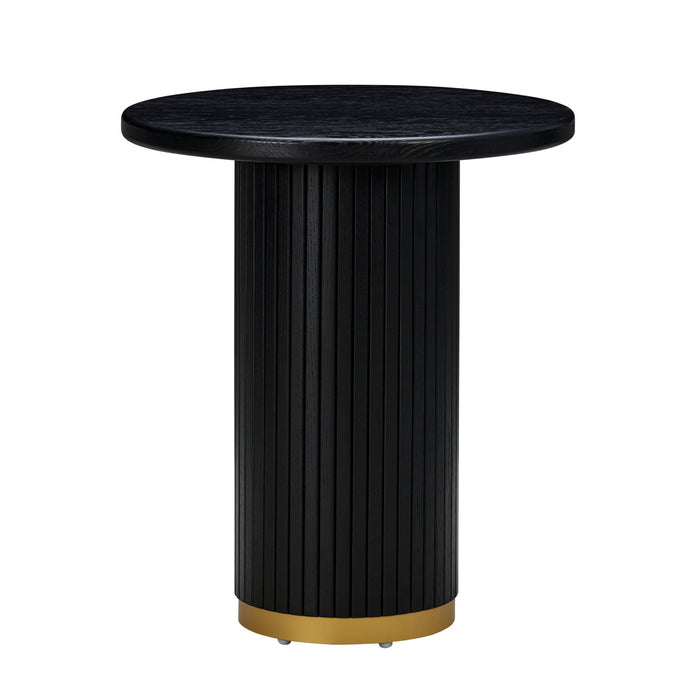 Davion 26" Black Oak Entry Table