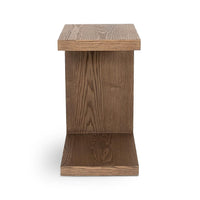 Eli Dark Oak Wood End Table