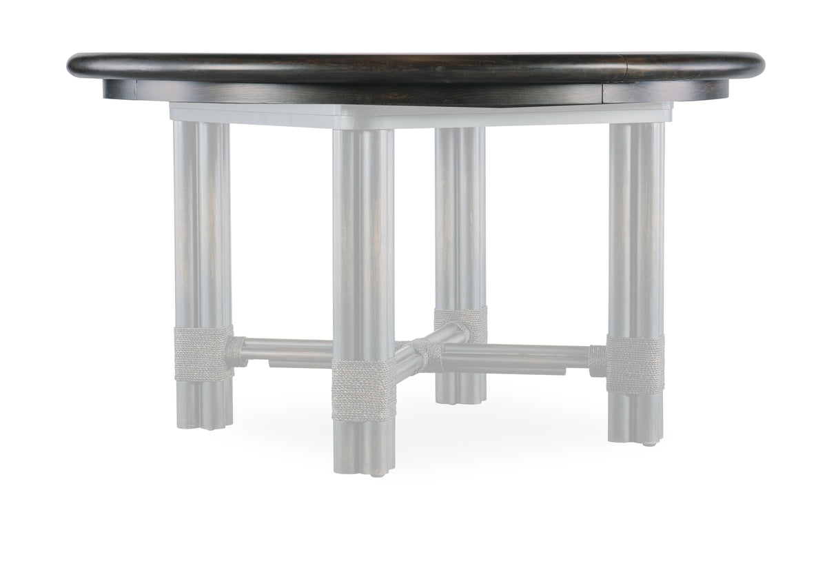 Nolita Black Round Dining Table w/1-20in Leaf