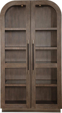 Reyeh Dark Wood Modern Display Cabinet