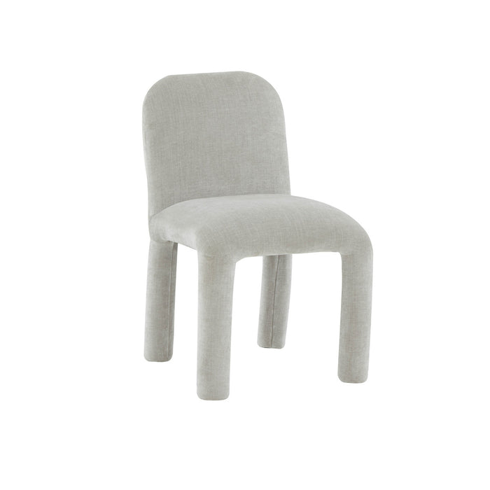Sodus Light Grey Chenille Dining Chair