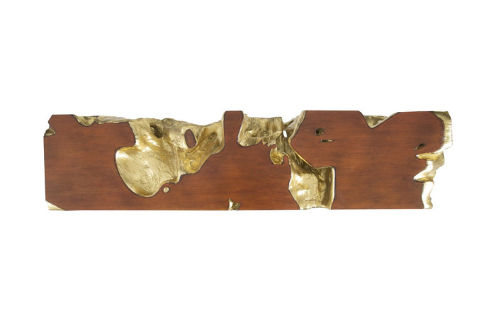 Wyn Gold Leaf Console Table - Small