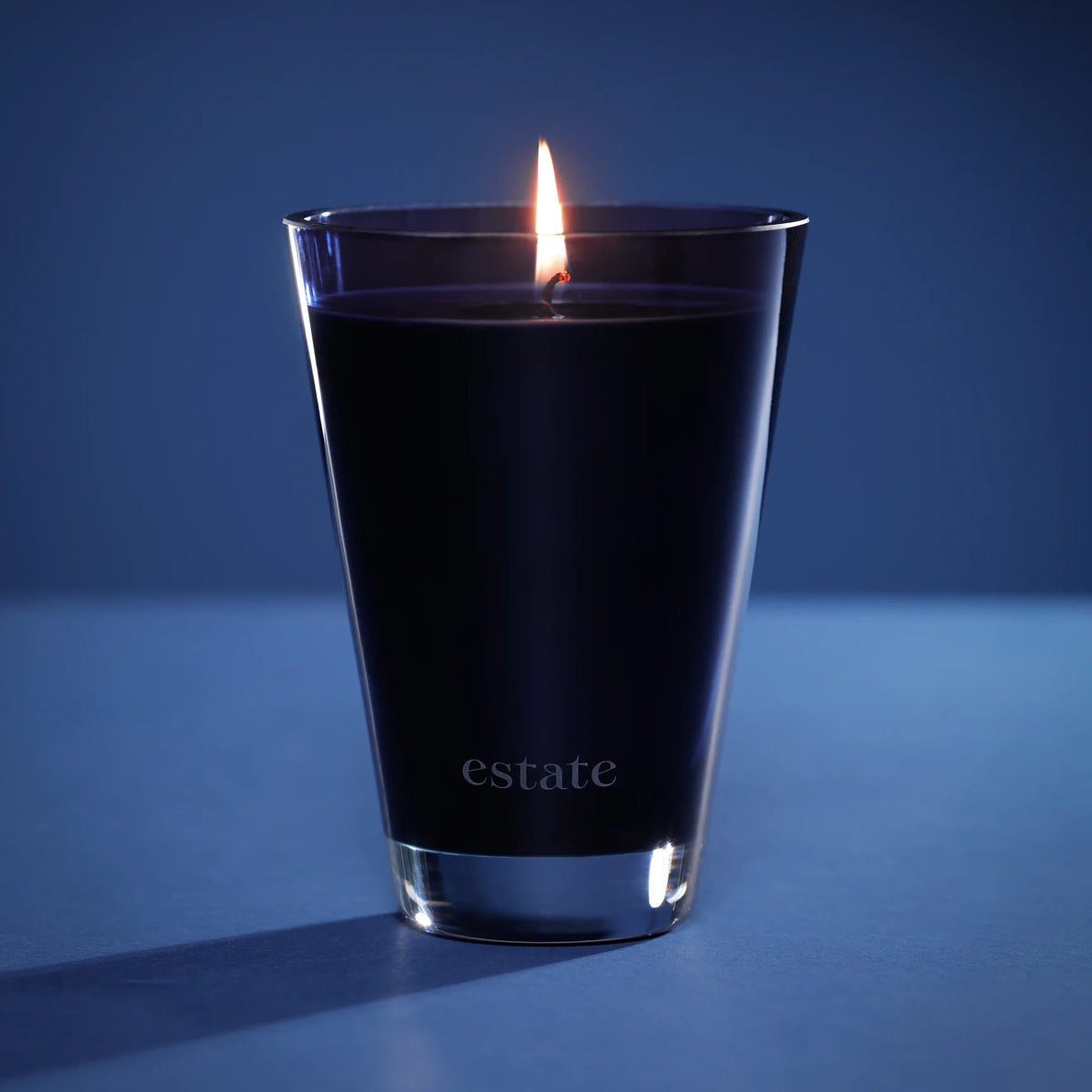 Estate Candle - 10.5 oz Navy Blue/Agave (Set of 4)