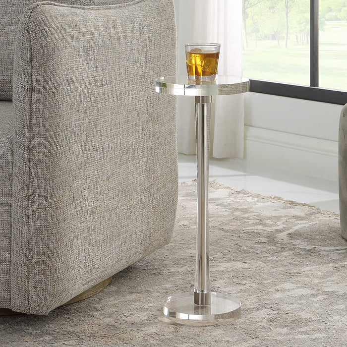 Radcliff Crystal & Silver Drink Table