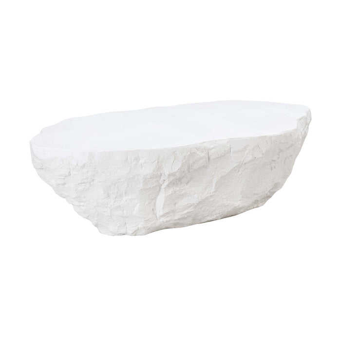 Origins White Concrete Coffee Table - Luxury Living Collection