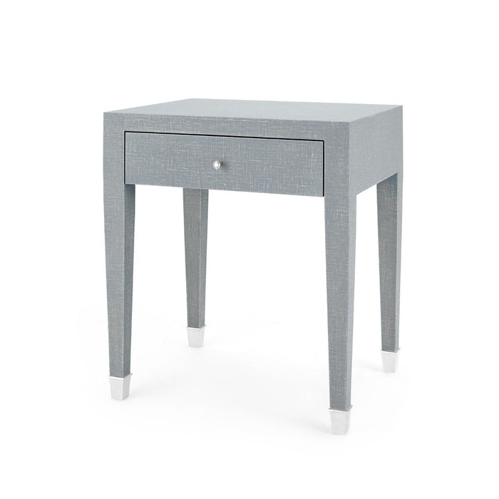Seneca 1-Drawer Winter Grey Nightstand/Side Table