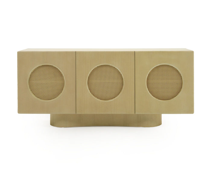 Etos Modern Natural Ash & Rattan Buffet