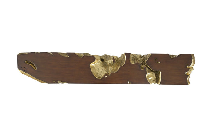 Wyn Gold Leaf Console Table - Large