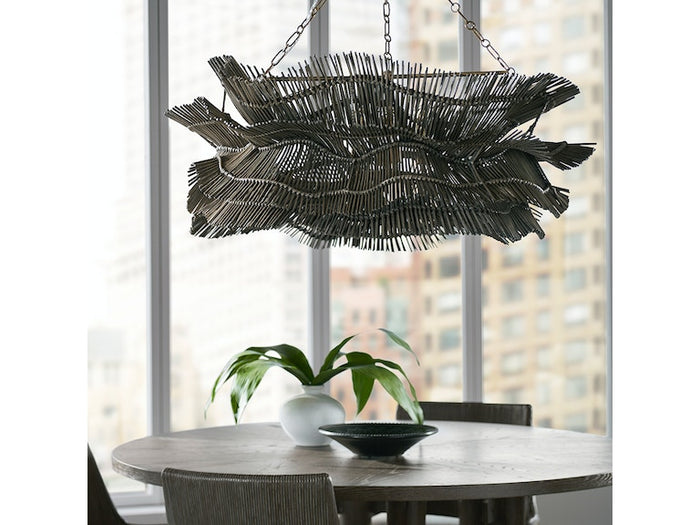 Miramar Warm Grey Chandelier