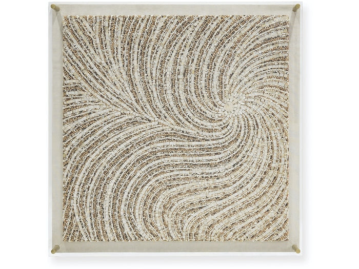 Bayside 40" Shells & Acrylic Wall Decor