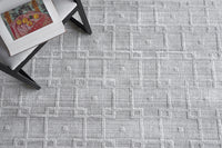 Cleo Modern Light Silver Area Rug - Elegance Collection