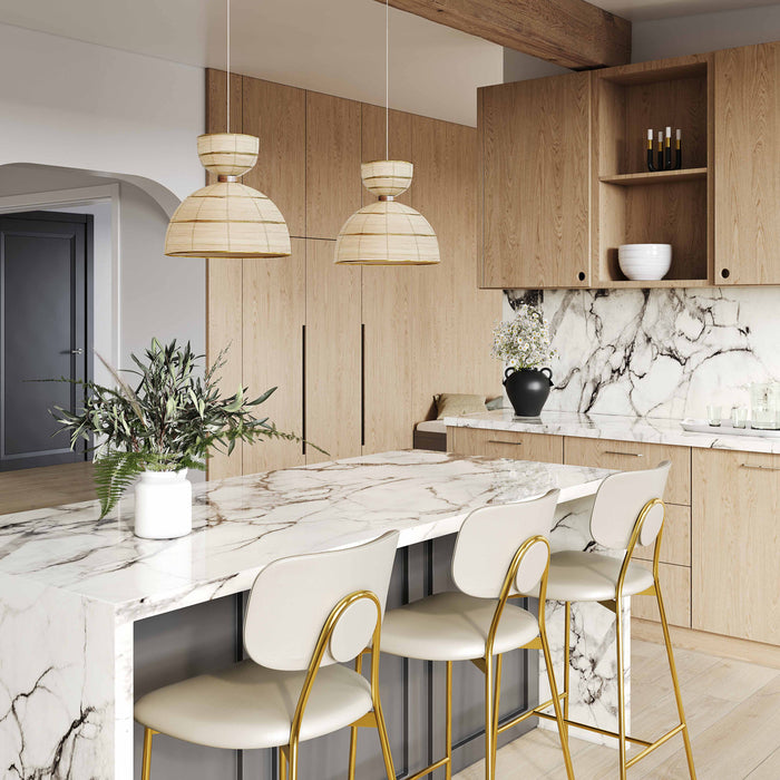 Larissa Rattan Pendant Lamp - Luxury Living Collection