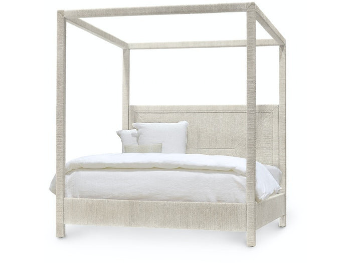 Woodside Canopy Bed - White Sand