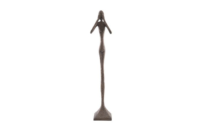 See No Evil Large Sculpture - Bronze