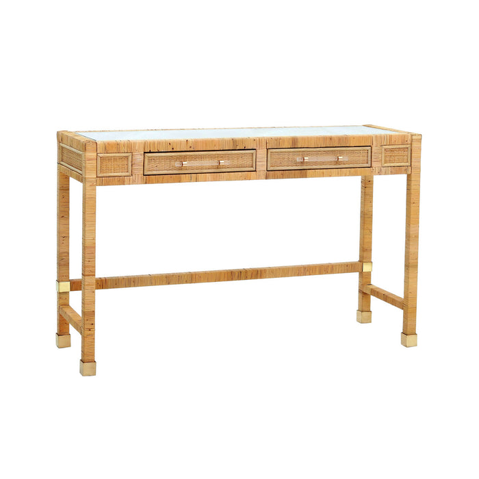 Arimo Natural Rattan Desk