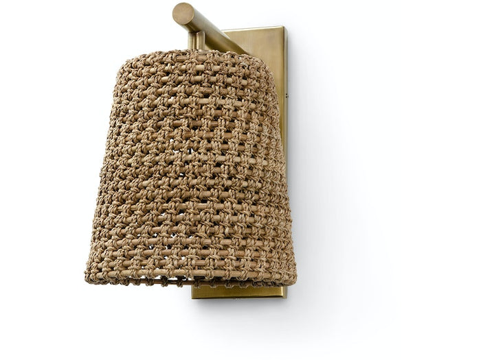 Green Oaks Sconce - Natural Antique Brass