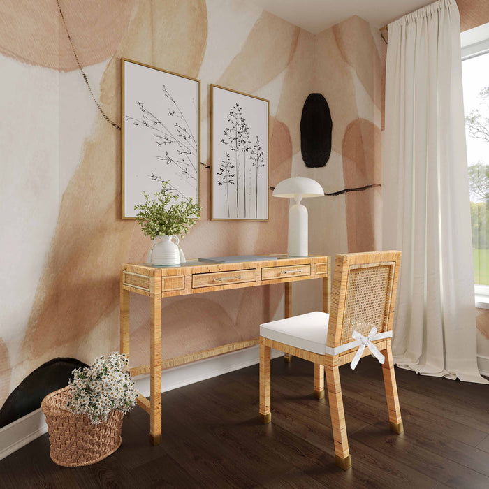 Arimo Natural Rattan Desk