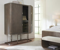 Reyeh Modern Bedroom Wardrobe - Dark Wood