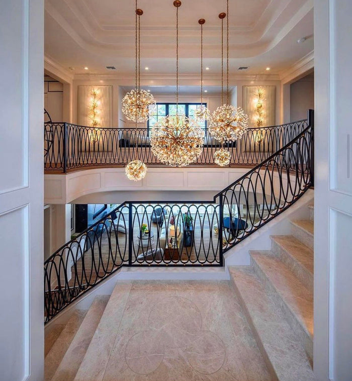 Cannon Quartz Twelve-Light Wall Sconce - Luxury Living Collection