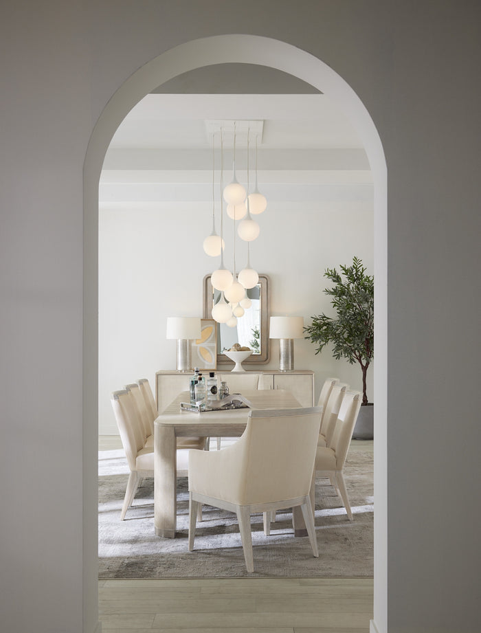 Reyeh Light Wood Modern Dining Table w/1-24in leaf