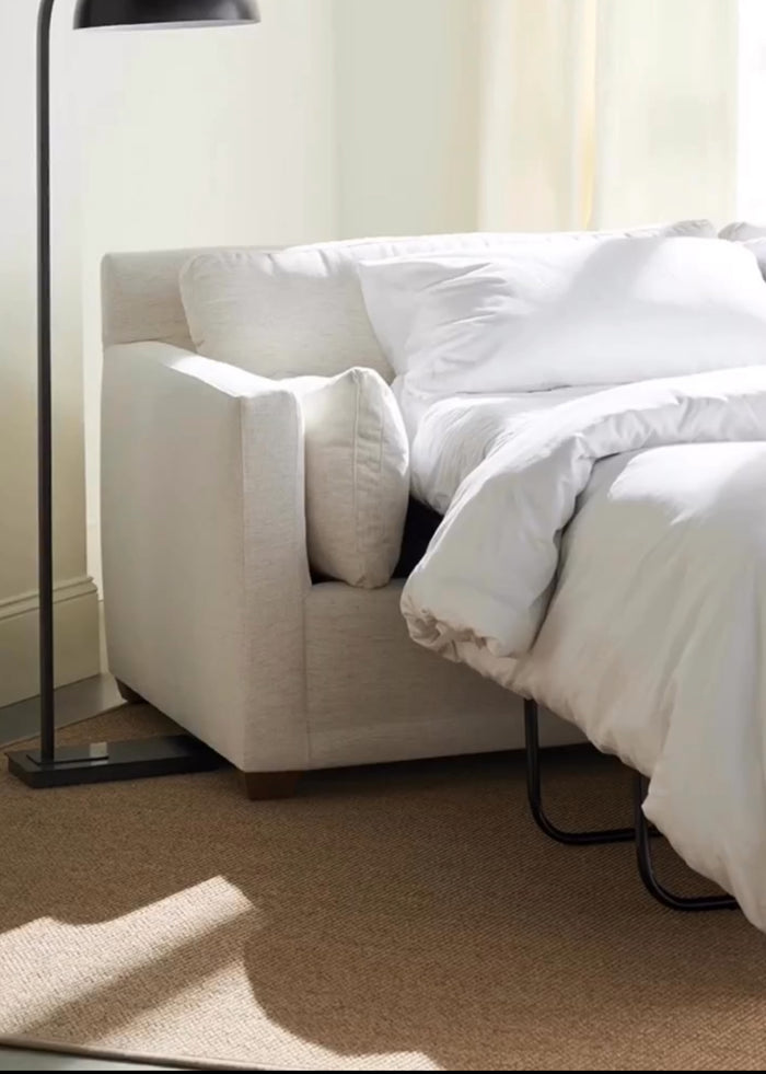Decker 88" Chenille Snow Queen Sleeper Sofa
