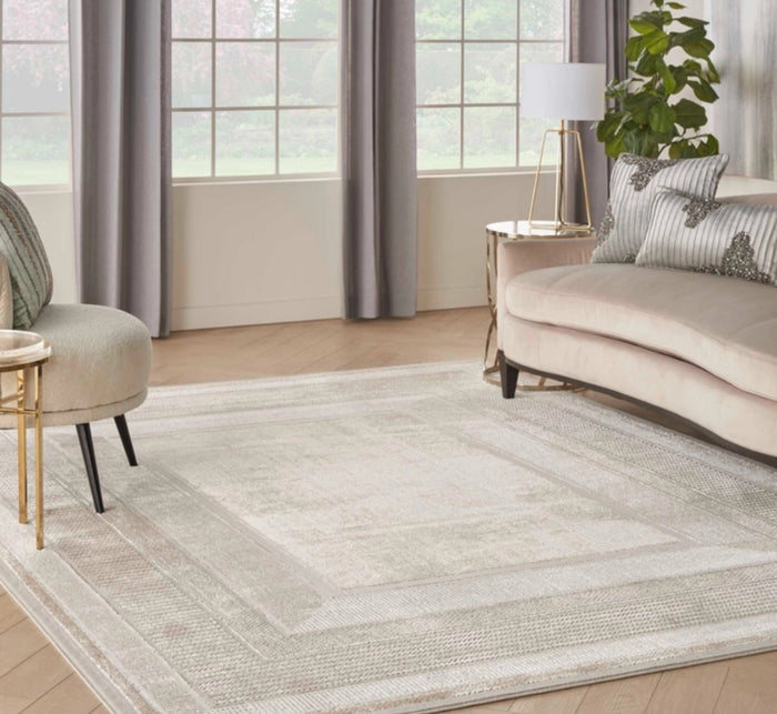 Glam Ivory Area Rug - Elegance Collection