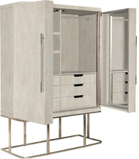 Reyeh Light Wood Modern Armoire