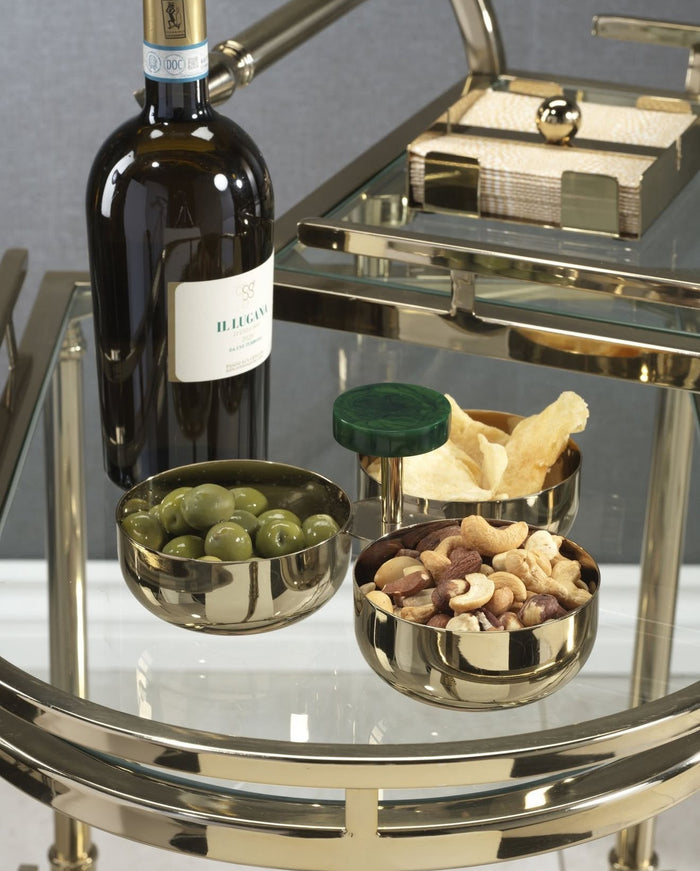 Amelia Gold Bar Cart