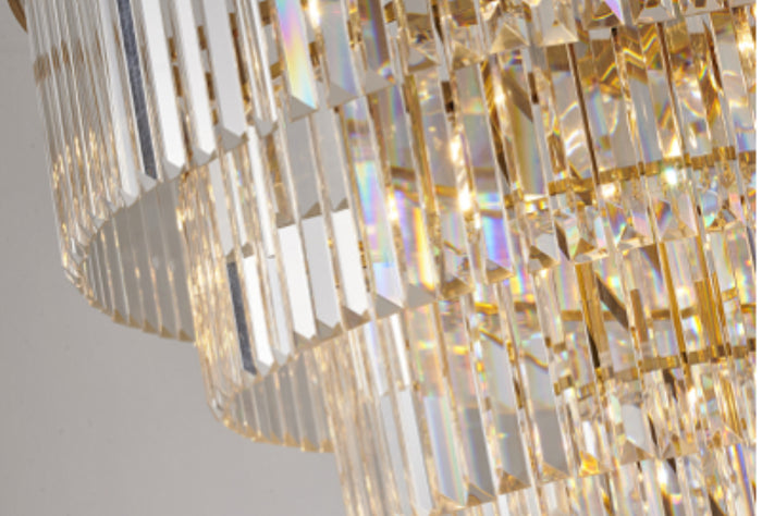 Lirra 5 Tier Crystal Chendelier- Luxury Living Collection