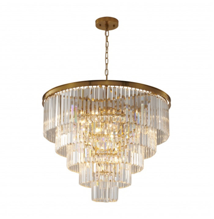 Lirra 5 Tier Crystal Chendelier- Luxury Living Collection