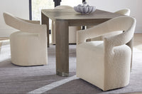 Reyeh 86" Modern Dining Table w/1-24in leaf - Dark Wood
