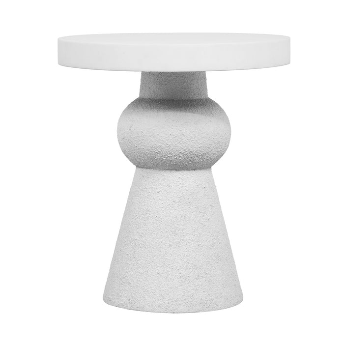 Paros White Side Table - Luxury Living Collection