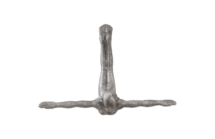 Dive Wall Sculpture Aluminum