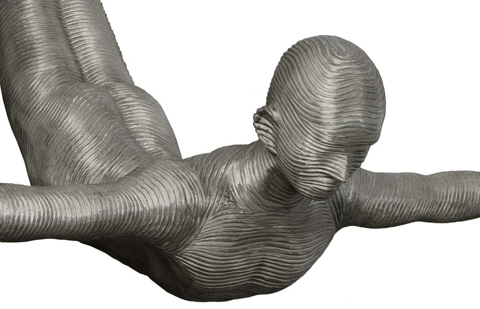 Dive Wall Sculpture Aluminum Large