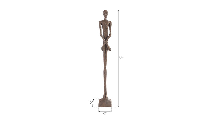 Romeo Small Bronze Finish Sculpture (Indoor/Outdoor)