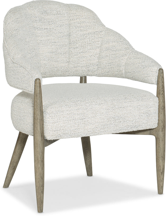 Doja Scalloped Neutral Chair