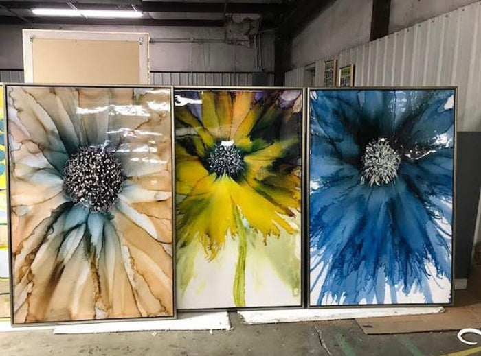 Maureen Schmidt's Sunshine Blue Floral