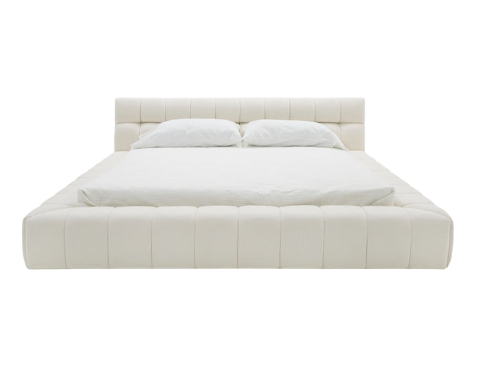 Diva Off-White Modern Bed